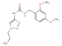 N-(2,4-dimethoxybenzyl)-N'-(1-propyl-1H-1,2,3-triazol-4-yl)urea