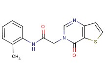 N-(2-methylphenyl)-2-(4-oxothieno[3,2-d]pyrimidin-3(4H)-yl)acetamide