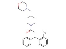 4-({1-[3-(2-methylphenyl)-3-phenylpropanoyl]-4-piperidinyl}methyl)morpholine