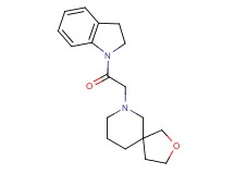 7-[2-(2,3-dihydro-1H-indol-1-yl)-2-oxoethyl]-2-oxa-7-azaspiro[4.5]decane