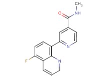 2-(5-fluoroquinolin-8-yl)-N-methylisonicotinamide