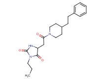 5-{2-oxo-2-[4-(2-phenylethyl)-1-piperidinyl]ethyl}-3-propyl-2,4-imidazolidinedione