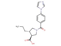 (3S*,4S*)-1-[4-(1H-imidazol-1-yl)benzoyl]-4-propylpyrrolidine-3-carboxylic acid
