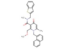 N-(1-benzothien-2-ylmethyl)-2-(methoxymethyl)-N,6-dimethyl-1-(1-naphthylmethyl)-4-oxo-1,4-dihydro-3-pyridinecarboxamide