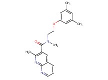N-[2-(3,5-dimethylphenoxy)ethyl]-N,2-dimethyl-1,8-naphthyridine-3-carboxamide