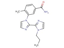 4-methyl-3-(1'-propyl-1H,1'H-2,2'-biimidazol-1-yl)benzamide
