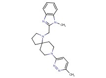 1-[(1-methyl-1H-benzimidazol-2-yl)methyl]-8-(6-methyl-3-pyridazinyl)-1,8-diazaspiro[4.5]decane