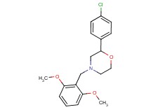 2-(4-chlorophenyl)-4-(2,6-dimethoxybenzyl)morpholine