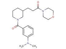 N,N-dimethyl-3-({3-[3-(4-morpholinyl)-3-oxopropyl]-1-piperidinyl}carbonyl)aniline