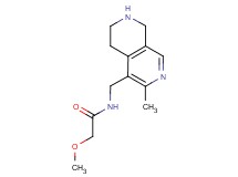 2-methoxy-N-[(3-methyl-5,6,7,8-tetrahydro-2,7-naphthyridin-4-yl)methyl]acetamide