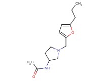 N-{1-[(5-propyl-2-furyl)methyl]pyrrolidin-3-yl}acetamide
