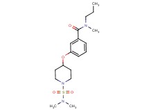 3-({1-[(dimethylamino)sulfonyl]piperidin-4-yl}oxy)-N-methyl-N-propylbenzamide