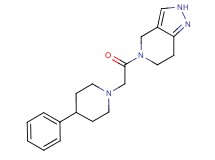 5-[(4-phenylpiperidin-1-yl)acetyl]-4,5,6,7-tetrahydro-2H-pyrazolo[4,3-c]pyridine
