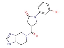 1-(3-hydroxyphenyl)-4-(1,4,6,7-tetrahydro-5H-imidazo[4,5-c]pyridin-5-ylcarbonyl)pyrrolidin-2-one