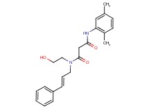 N'-(2,5-dimethylphenyl)-N-(2-hydroxyethyl)-N-[(2E)-3-phenylprop-2-en-1-yl]malonamide
