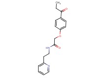 2-(4-propionylphenoxy)-N-(2-pyridin-2-ylethyl)acetamide