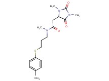 2-(1,3-dimethyl-2,5-dioxoimidazolidin-4-yl)-N-methyl-N-{3-[(4-methylphenyl)thio]propyl}acetamide