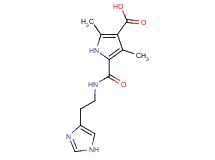 5-({[2-(1H-imidazol-4-yl)ethyl]amino}carbonyl)-2,4-dimethyl-1H-pyrrole-3-carboxylic acid
