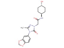 2-[4-(1,3-benzodioxol-5-yl)-3-methyl-5-oxo-4,5-dihydro-1H-1,2,4-triazol-1-yl]-N-(trans-4-hydroxycyclohexyl)acetamide