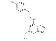 4-{2-[(5-ethylpyrazolo[1,5-a]pyrimidin-7-yl)amino]ethyl}phenol