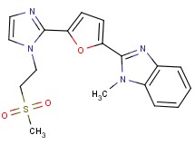 1-methyl-2-(5-{1-[2-(methylsulfonyl)ethyl]-1H-imidazol-2-yl}-2-furyl)-1H-benzimidazole