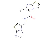 N-(5,6-dihydroimidazo[2,1-b][1,3]thiazol-3-ylmethyl)-6-methylimidazo[2,1-b][1,3]thiazole-5-carboxamide