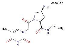 (4S)-4-amino-N-ethyl-1-[(5-methyl-2,4-dioxo-3,4-dihydropyrimidin-1(2H)-yl)acetyl]-L-prolinamide