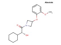 (1R)-1-cyclohexyl-2-[3-(2-methoxyphenoxy)-1-azetidinyl]-2-oxoethanol