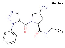 (4R)-4-amino-N-ethyl-1-[(1-phenyl-1H-1,2,3-triazol-5-yl)carbonyl]-L-prolinamide
