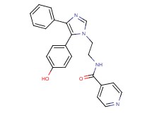 N-{2-[5-(4-hydroxyphenyl)-4-phenyl-1H-imidazol-1-yl]ethyl}isonicotinamide