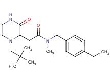 2-[1-(2,2-dimethylpropyl)-3-oxo-2-piperazinyl]-N-(4-ethylbenzyl)-N-methylacetamide