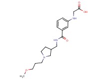 ({3-[({[1-(3-methoxypropyl)pyrrolidin-3-yl]methyl}amino)carbonyl]phenyl}amino)acetic acid