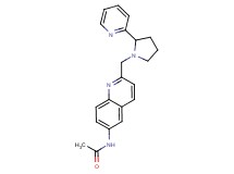 N-{2-[(2-pyridin-2-ylpyrrolidin-1-yl)methyl]quinolin-6-yl}acetamide