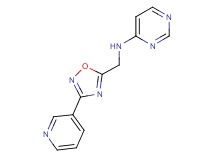 N-[(3-pyridin-3-yl-1,2,4-oxadiazol-5-yl)methyl]pyrimidin-4-amine