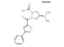 (2S,4R)-4-(dimethylamino)-1-[(3-phenylisoxazol-5-yl)carbonyl]pyrrolidine-2-carboxylic acid