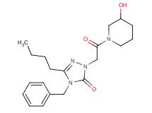 4-benzyl-5-butyl-2-[2-(3-hydroxy-1-piperidinyl)-2-oxoethyl]-2,4-dihydro-3H-1,2,4-triazol-3-one