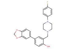 4-(1,3-benzodioxol-5-yl)-2-{[4-(4-fluorophenyl)-1-piperazinyl]methyl}phenol
