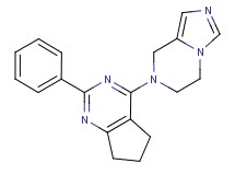 7-(2-phenyl-6,7-dihydro-5H-cyclopenta[d]pyrimidin-4-yl)-5,6,7,8-tetrahydroimidazo[1,5-a]pyrazine