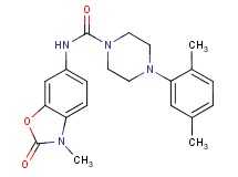 4-(2,5-dimethylphenyl)-N-(3-methyl-2-oxo-2,3-dihydro-1,3-benzoxazol-6-yl)piperazine-1-carboxamide