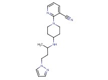 2-(4-{[1-methyl-3-(1H-pyrazol-1-yl)propyl]amino}piperidin-1-yl)nicotinonitrile