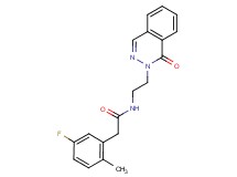 2-(5-fluoro-2-methylphenyl)-N-[2-(1-oxophthalazin-2(1H)-yl)ethyl]acetamide