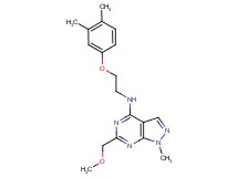 N-[2-(3,4-dimethylphenoxy)ethyl]-6-(methoxymethyl)-1-methyl-1H-pyrazolo[3,4-d]pyrimidin-4-amine