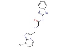 N-1H-benzimidazol-2-yl-2-{[(8-methylimidazo[1,2-a]pyridin-3-yl)methyl]amino}acetamide