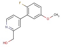[4-(2-fluoro-5-methoxyphenyl)pyridin-2-yl]methanol
