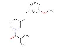1-isobutyryl-3-[2-(3-methoxyphenyl)ethyl]piperidine