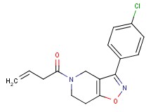 5-(3-butenoyl)-3-(4-chlorophenyl)-4,5,6,7-tetrahydroisoxazolo[4,5-c]pyridine