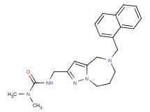 N,N-dimethyl-N'-{[5-(1-naphthylmethyl)-5,6,7,8-tetrahydro-4H-pyrazolo[1,5-a][1,4]diazepin-2-yl]methyl}urea