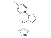 5-{[2-(4-fluorophenyl)pyrrolidin-1-yl]carbonyl}-1H-1,2,4-triazole
