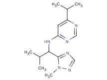 6-isopropyl-N-[2-methyl-1-(1-methyl-1H-1,2,4-triazol-5-yl)propyl]pyrimidin-4-amine