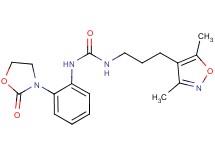 N-[3-(3,5-dimethylisoxazol-4-yl)propyl]-N'-[2-(2-oxo-1,3-oxazolidin-3-yl)phenyl]urea